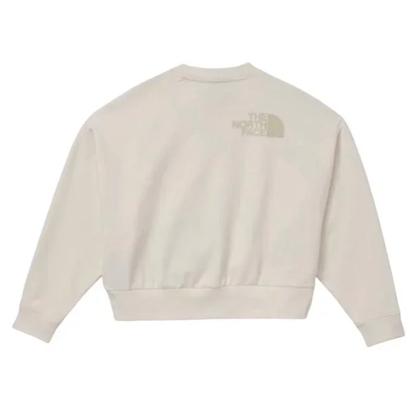 North Face Horizon Performance Crew Sweatshirt - Gardenia White - Size XS - Picture 6 of 7